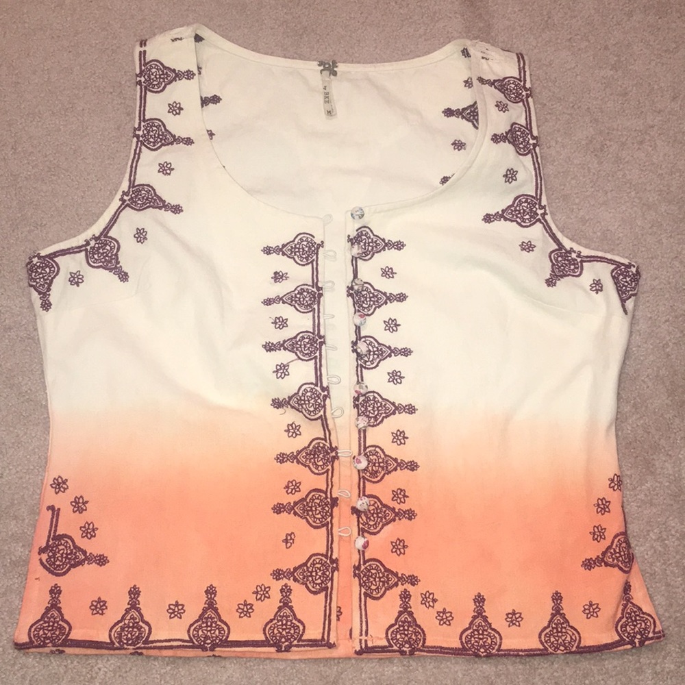 Embroidered vest